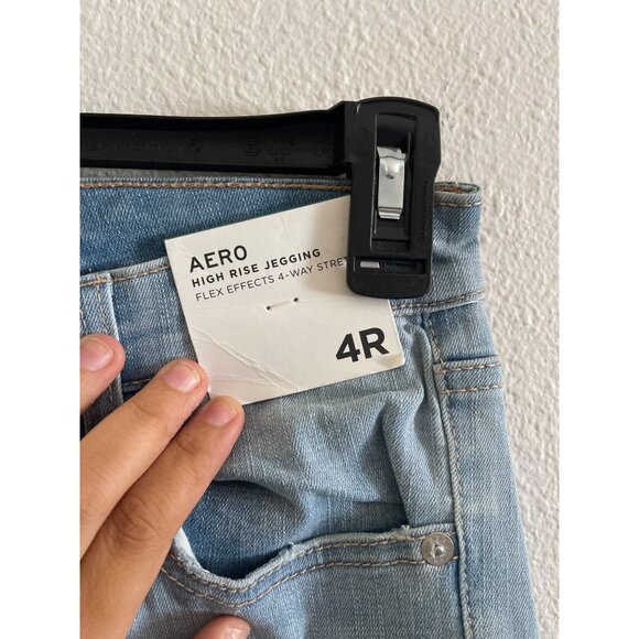 NWT Aeropostale High Rise Jeggings Women's Blue Size 4R - Picture 2 of 3